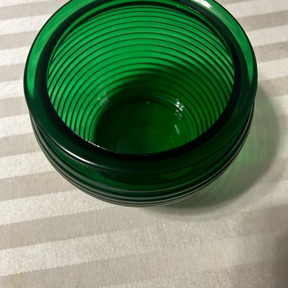 Vintage Ohio National Potteries Emerald Green Beehive Vase/Planter - Picture 2 of 4